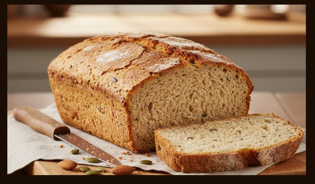 Recette de pain cétogène maison facile et économique à base d'œufs et poudre d'amande