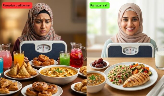 Voici comment perdre du poids pendant Ramadan - régime alimentaire équilibré ftour suhoor jeûne santé